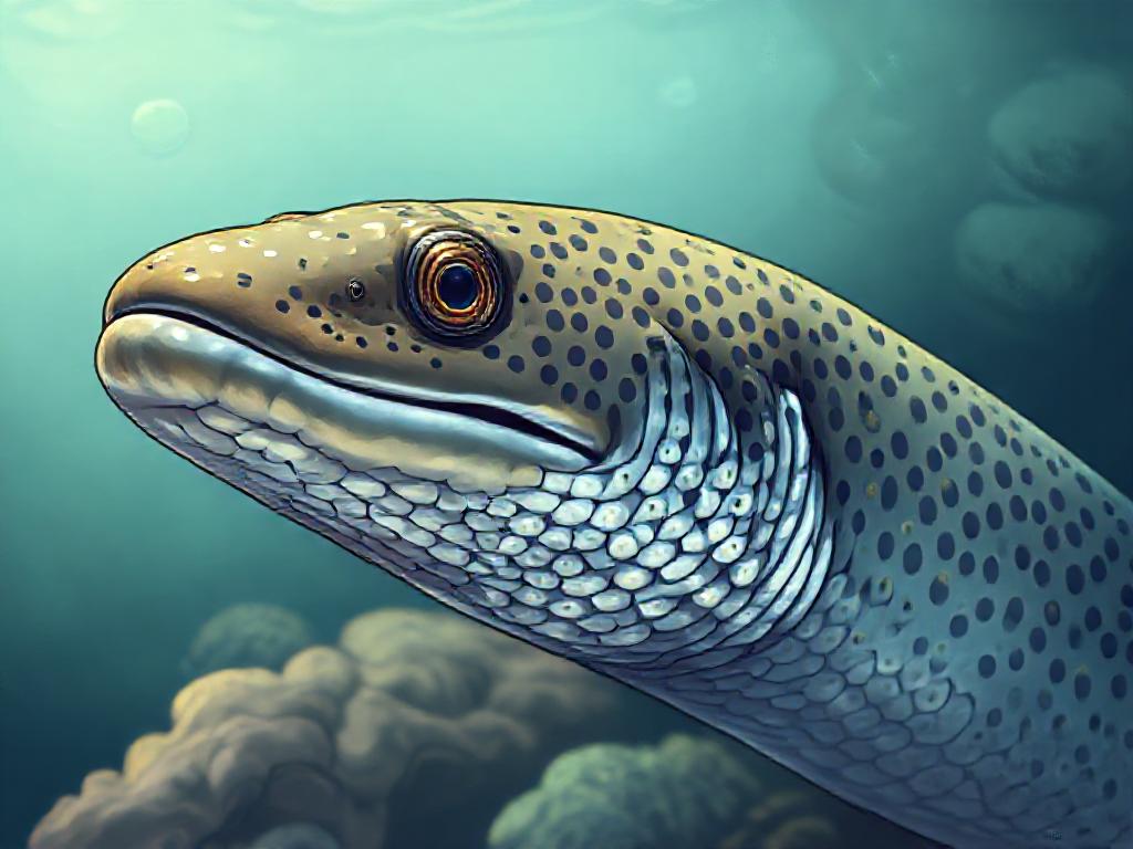 Moray Eel detailed illustration