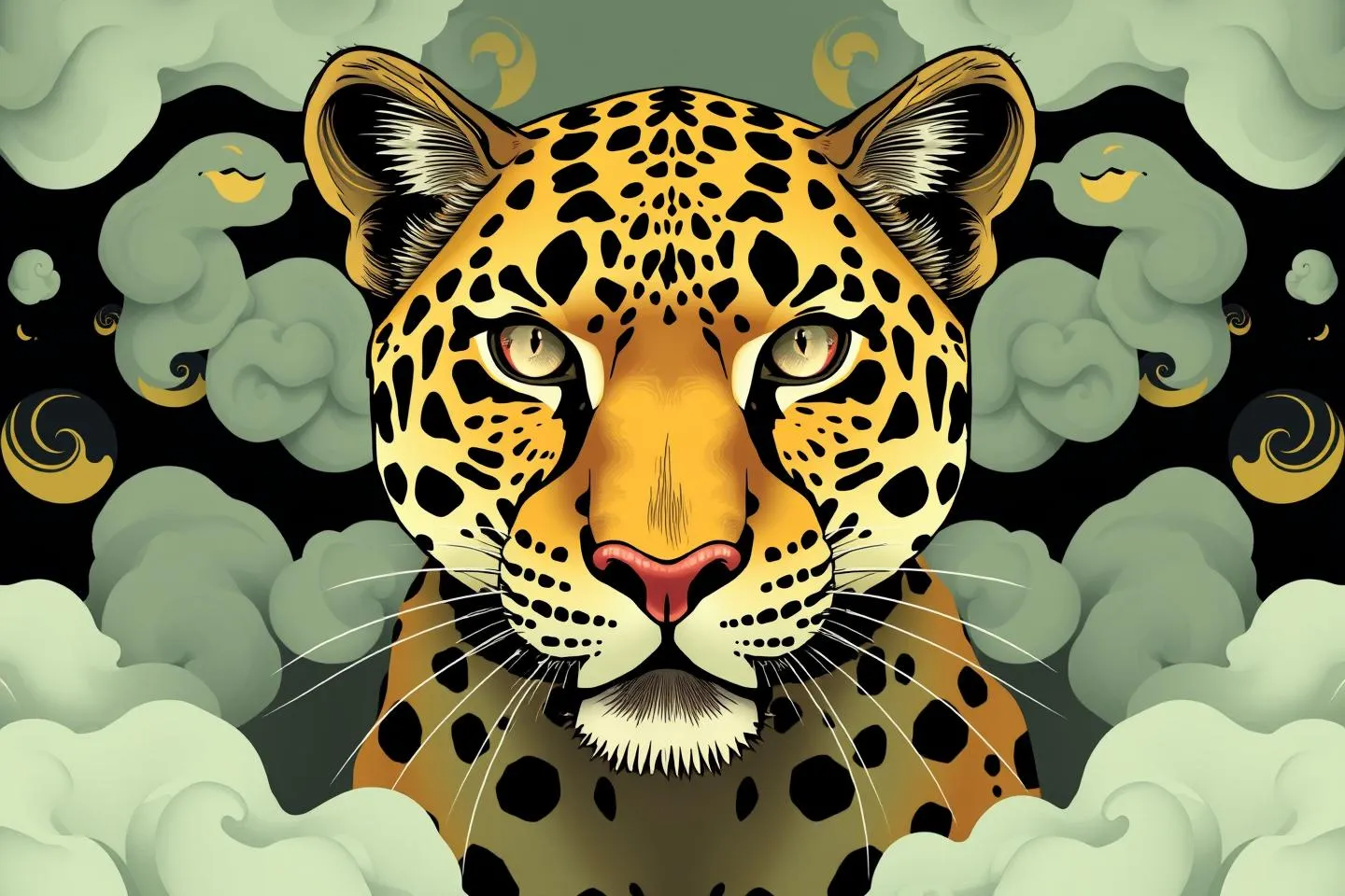 clouded leopard symbolism 1